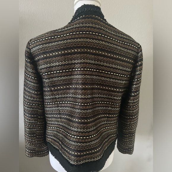 Chicos Black Metallic Blazer - Picture 2 of 3